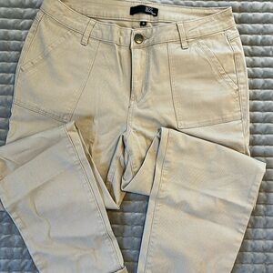 1822 Denim, tan cargo pants, size 10